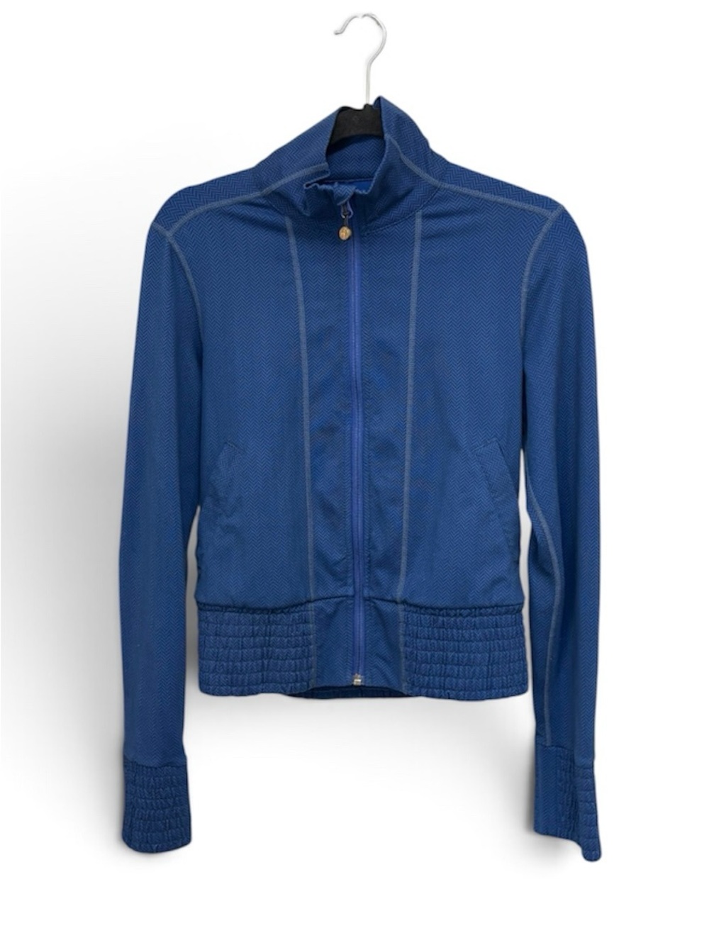 lululemon athletica Deep Blue Zip-Up Bomber Jacket